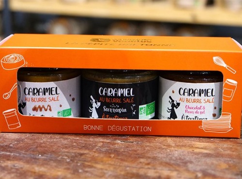 Biscuiterie des Vénètes - Coffret mini pots de caramel au beurre salé