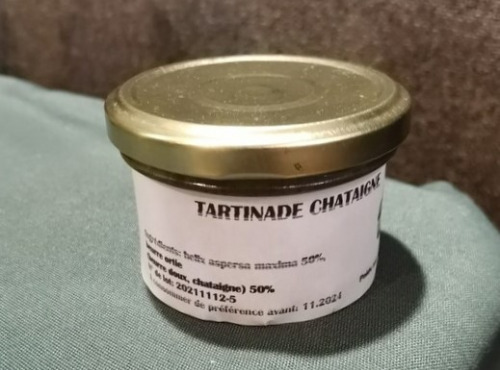 Amandine GARNIER - Tartinade Escargots Saveur Chataigne