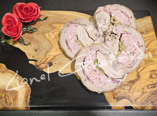 Boucherie Charcuterie Traiteur Lionel Ghérardi - Rôti de Veau cuit farci - 600g