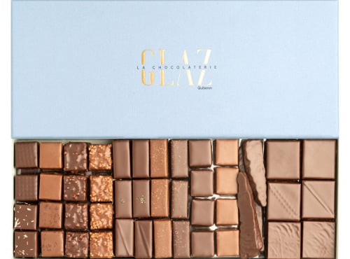 Glaz la chocolaterie de la presqu’île - Coffret "Grande traversée" assortiment ganache et pralinés