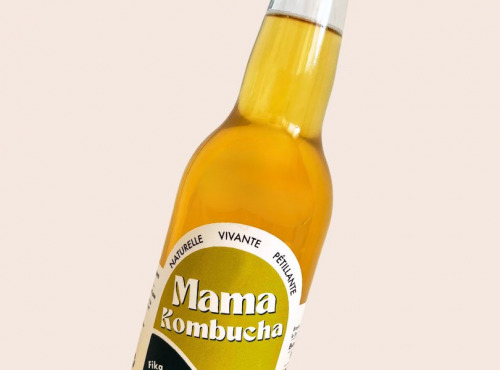 Mama Kombucha - Lot de Kombucha Fika 12 X 33cl - Kombucha Chanvre, Mélisse