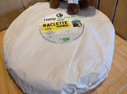 Fromagerie du Pichet - Raclette Nature au lait cru 1/2