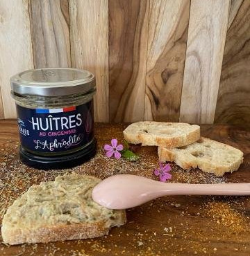 Les Huîtres Chaumard - L'aphrodite - rillettes d'huîtres au gingembre