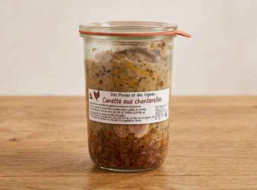 Des Poules et des Vignes à Bourgueil - Canette aux chanterelles