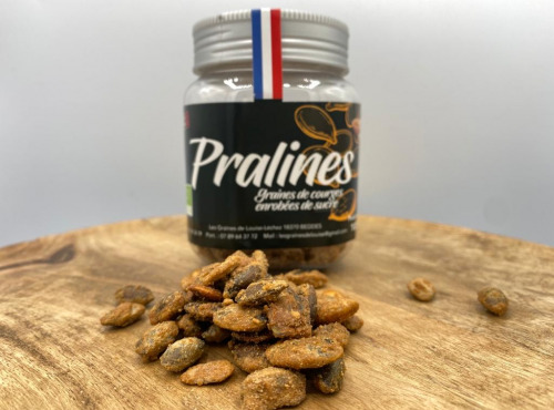 Les Graines de Louise - Pralines de Courge Biologique pot 100g