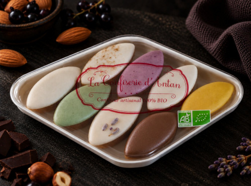 La confiserie d’antan 100% bio - Mini calisson assortiments BIO - 48 gr