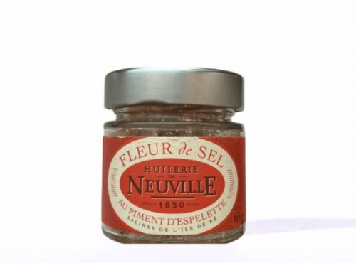 Huilerie de Neuville - Fleur de Sel au Piment d'Espelette