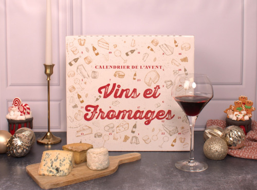 Fromage Gourmet - [Précommande] Calendrier Fromages & Vins - Le Régal des épicuriens