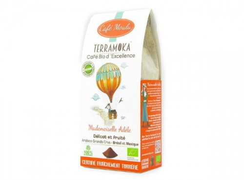 TERRAMOKA - Café moulu Mlle ADELE 250 G  Bio x10