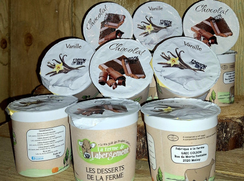 La Ferme de Labergement - Crème dessert 100 g x12 découverte