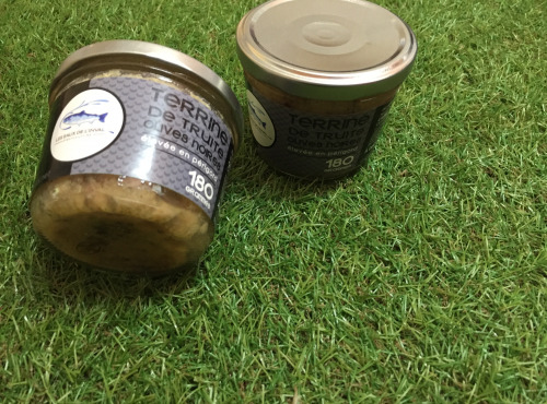 Pisciculture des eaux de l'Inval - Terrine De Truite À L'olive Noire 180 Gr