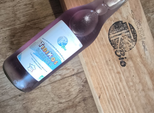TK Bio - The Kefir et Kombucha Compagnie - TibiKos Blue Pea (kéfir de fruits) - 12x33cl BIO