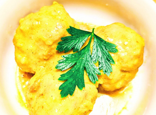 Ferme Joos - Boulettes poulet sauce curry ( 6 BOULETTES)