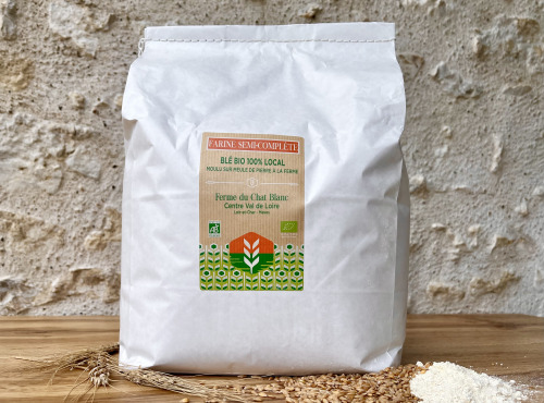 Ferme du Chat Blanc - Farine de Seigle Bio - 5kg