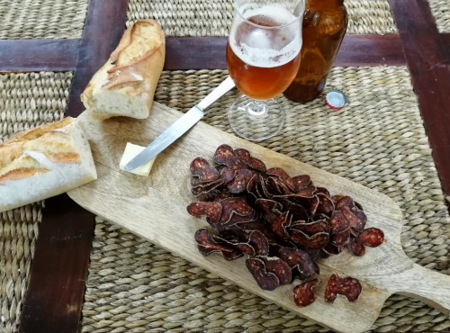 Ferme du caroire - Chorizo Chèvre Et Bœuf Tranché