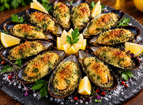 Le Paradis d'Escargot - Moules farcies au beurre d’escargot