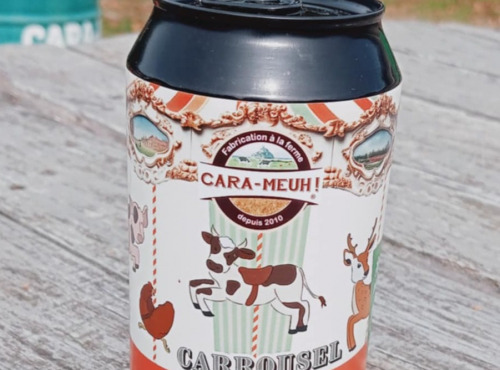 La Ferme des Cara-Meuh - Carton 24 bières rousses Carrousel BIO 33 cl