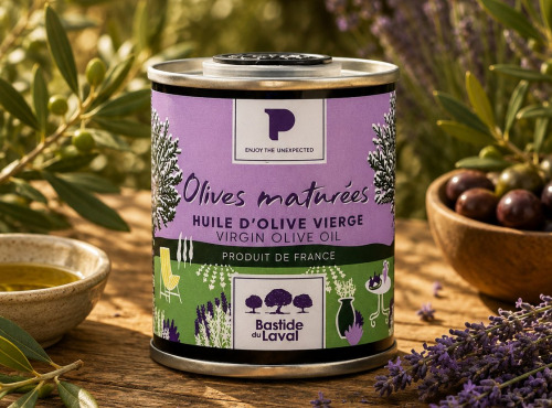 Moulin à huile Bastide du Laval - Huile d'olive fruité olives maturées Tradition 10cl - collaboration Bastide du Laval x Provence