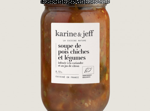 Karine & Jeff - Soupe de pois chiches et légumes 6x680g