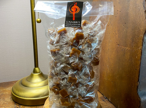 L'AMBR'1 Caramels et Gourmandises - Caramels Au Piment D'Espelette AOP - Sachet De 500g