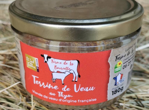 Ferme de la Bouriette - Terrine de veau au tym 180g
