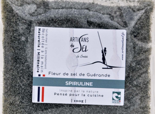 Artisans du Sel - Fleur de Sel de Guérande à la Spiruline 100g x 14