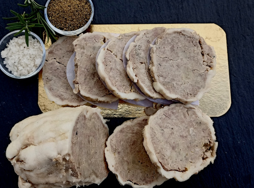 Mas de Monille - Galantine au foie gras 150g - Porc noir gascon