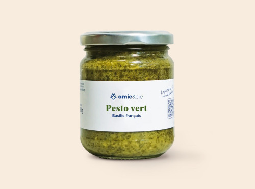 Omie - Pesto vert-basilic français - 180 g