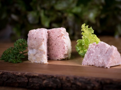 Les Viandes du Forez - Terrine de Lapin aux Oignons Caramélisés en Verrine