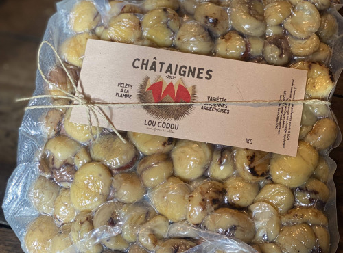 Lou Codou - Châtaignes pelées au naturel - 1kg