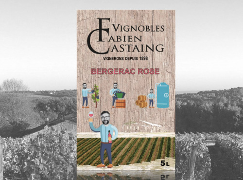Vignobles Fabien Castaing - BIB Rosé Bergerac AOC 5 litres
