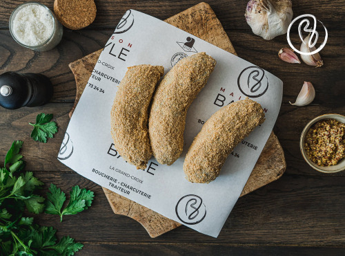 Maison BAYLE - Champions du Monde de boucherie 2016 - Andouillettes de veau pannées 3 x 500gr  (3 X 2 Pièces)