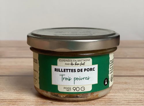 Au Bien Fait - Rillettes Trois Poivres - 90g