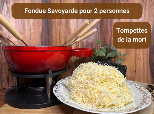 La Fermière - Fondue Savoyarde aux Trompettes de la Mort – 2 personnes