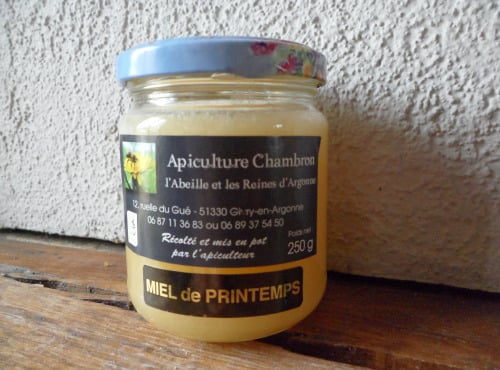 SCEA Apiculture Chambron L'Abeille et les reines d'Argonne - Miel D'argonne De Printemps 500g