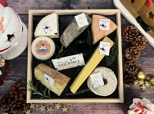 Fromage Gourmet - Plateau de fromage 100% Noël - 6 à 10 personnes