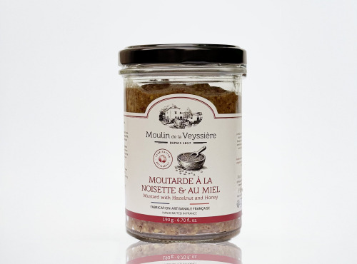 Moulin de la Veyssière - Moutarde à la noisette et au miel du Périgord