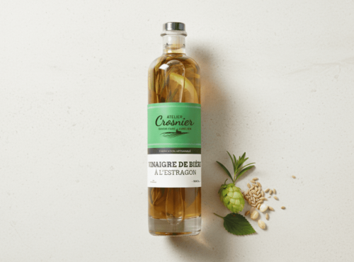 Bière L’Eurélienne – Brasserie de Chandres - VINAIGRE ESTRAGON de bière 50cL  Atelier Crosnier