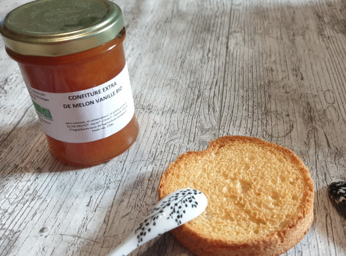 La Ferme du Montet - Confiture Extra de Melon Vanille - 220g