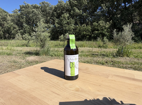 Le Moulin à Olives d’Éguilles - Huile d'Olive Fruité Vert - AOP Biologique - Bouteille 250 mL