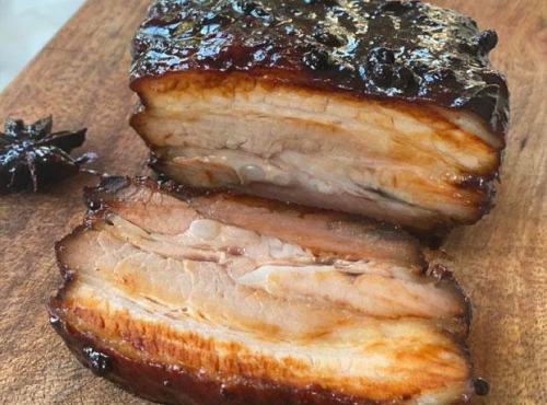 Domaine du Chillou - Poitrine de porc; Bio, Mangalica, Plein-air, sans antibiotiques