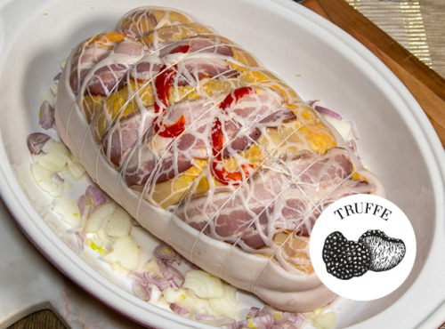 Maison Lascours - Rôti de chapon farci aux truffes 3000g