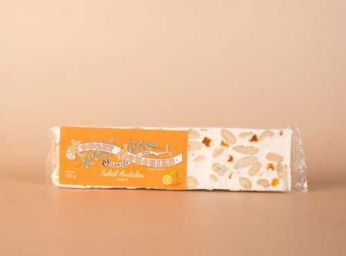 Maison Jonquier - Nougat blanc tendre à l'orange - 100g - Artisanal