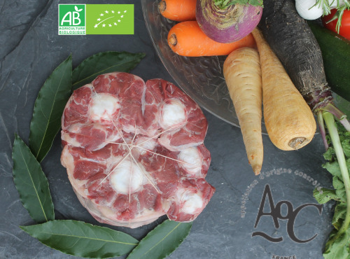 Domaine des Alliers -  Bœuf d'exception - Queue de bœuf,  AOC Maine-Anjou, BIO – 900 g  [SURGELÉ]
