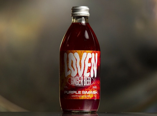 LOVEN Crew - Brasserie L'Indispensable - Ginger Beer Purple Smash (Cassis) - 12 x 33 cl