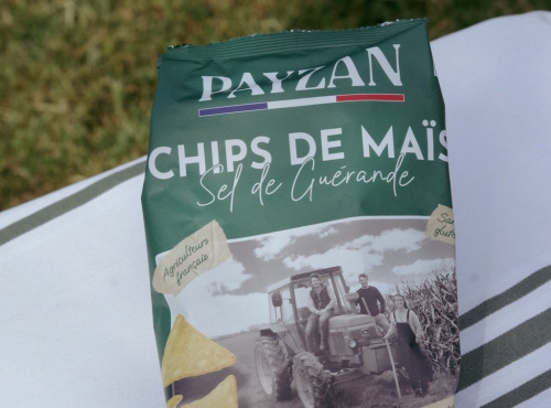 Payzan - Chips de maïs sel de guérande 75G