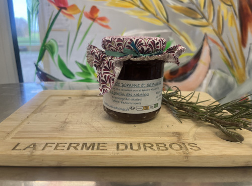 La Ferme Durbois - Confiture Pomme Cannelle Le jardin des calotiers 250g