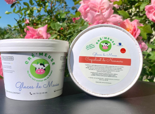 Glaces de Meuse - Crème glacée "Coquelicot de Nemours" - 360gr