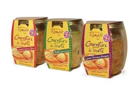 Maison Ramajo - Assortiments de 3 Garnitures de Tourtes