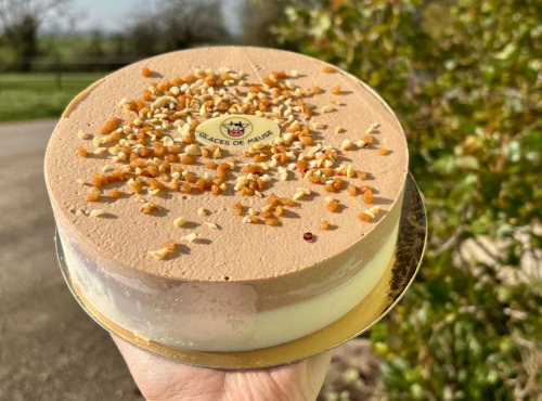 Glaces de Meuse - Duo Glacé "Noisette & Chocolat Blanc" (6/8 parts)